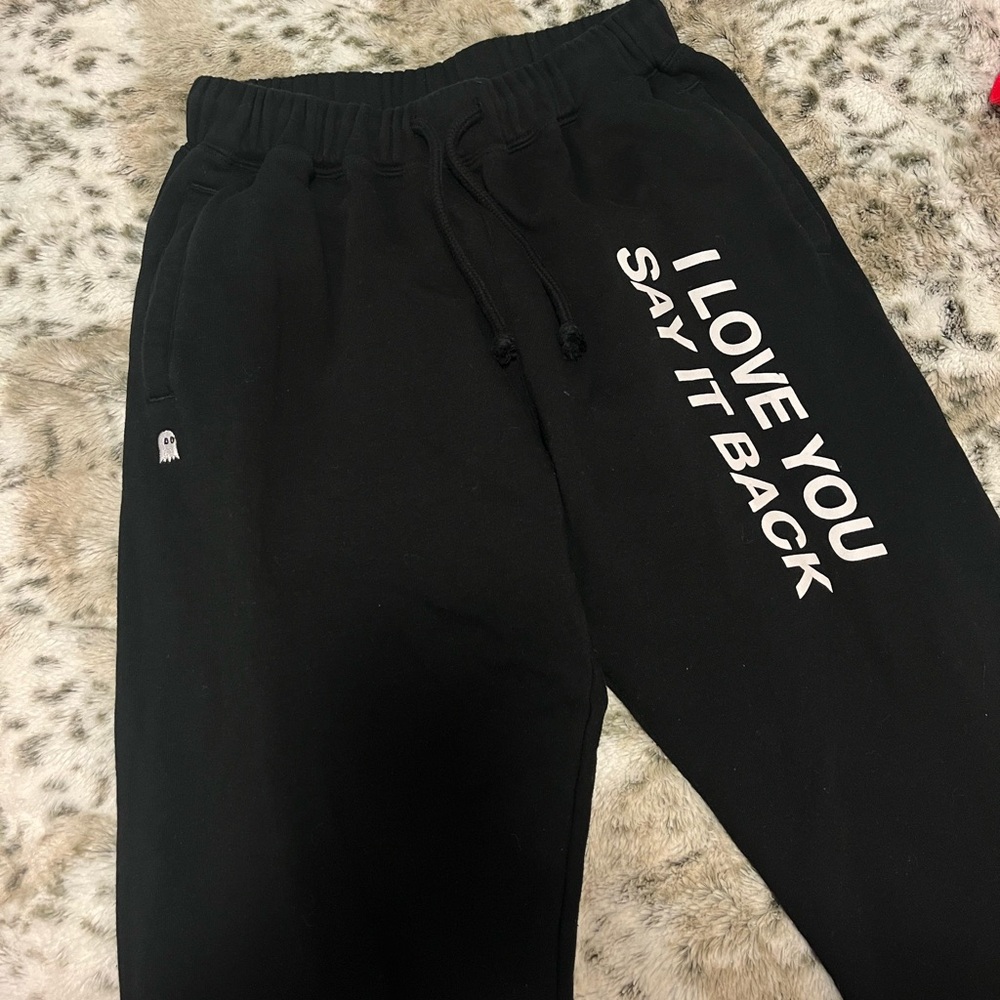 Lonely Ghost black sweatpants/joggers